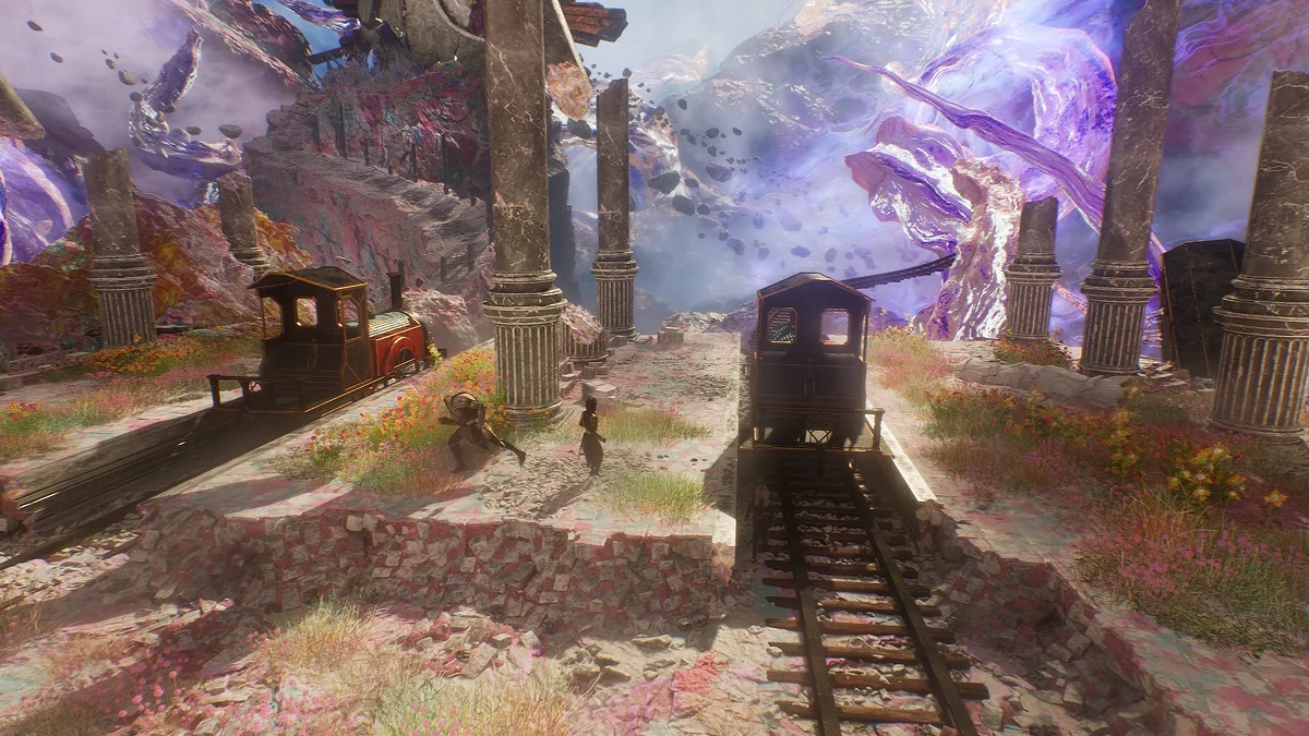 Босс Единоступ на станции единоступов в DLC