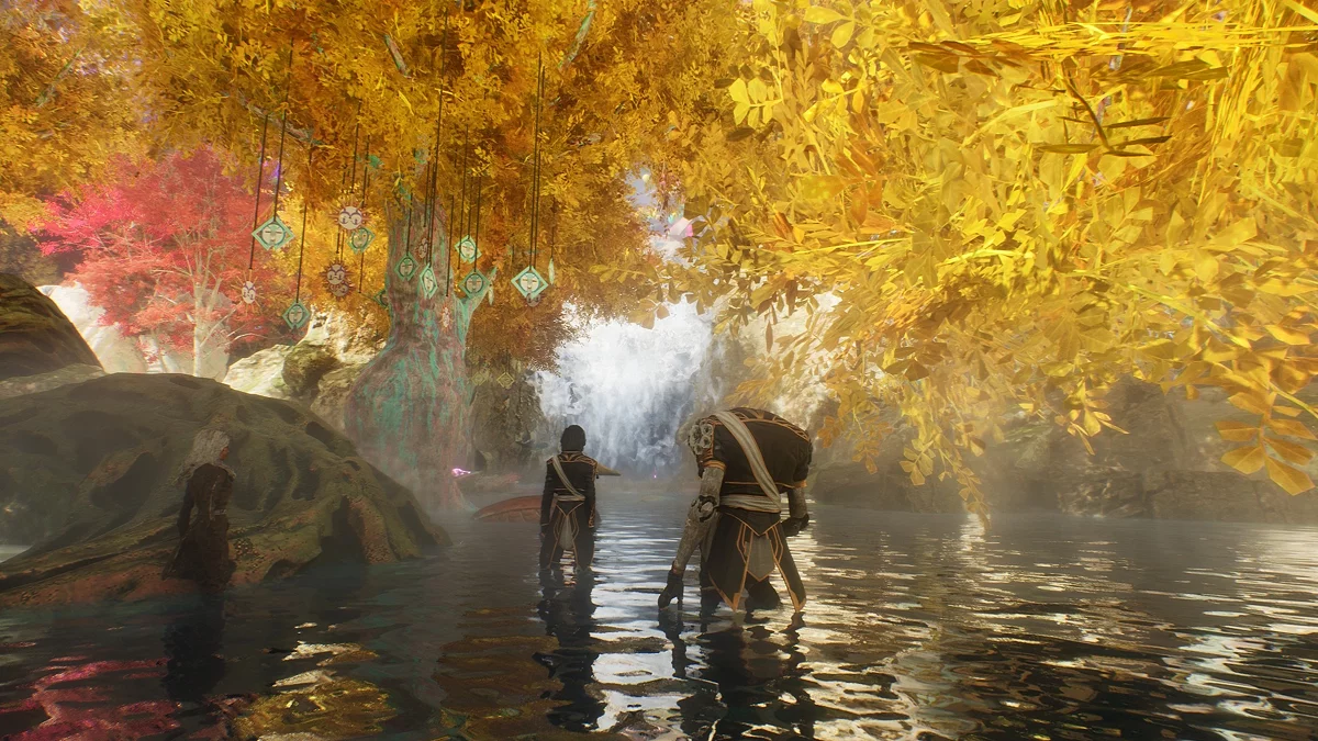 Игрушечный корабль у водопада для обмена на второй кусок торта