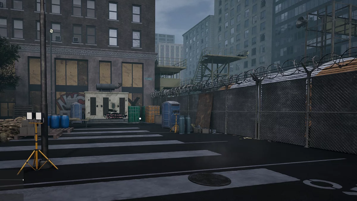 Третье граффити на белом шкафчике в лабораторной зоне про бардак в голове