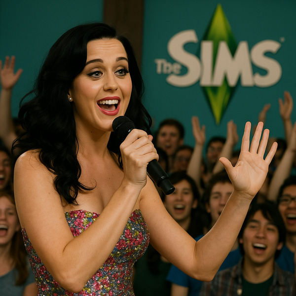 Обложка Кэти Перри исполнила Last Friday Night на Simlish для фанатов The Sims
