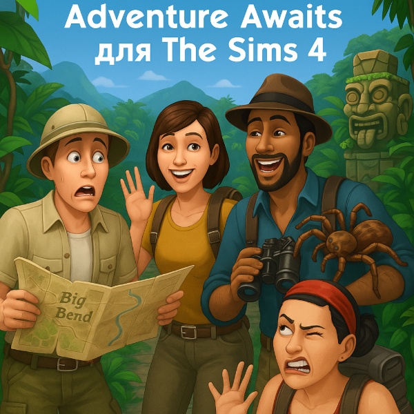 Обложка Новые подробности о дополнении Adventure Awaits для The Sims 4