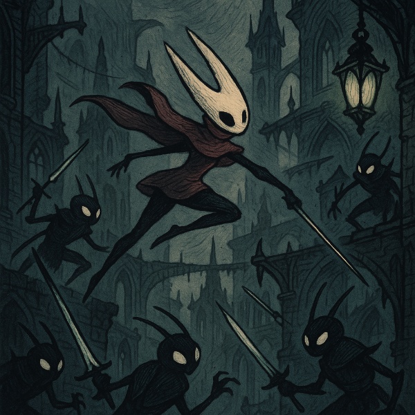 Обложка Hollow Knight: Silksong вызывает споры из-за увеличенной сложности