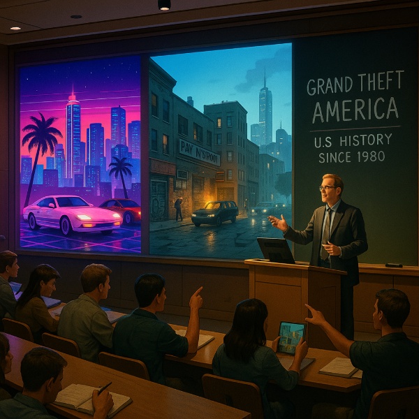 Обложка Университет в США запустит курс истории на основе Grand Theft Auto