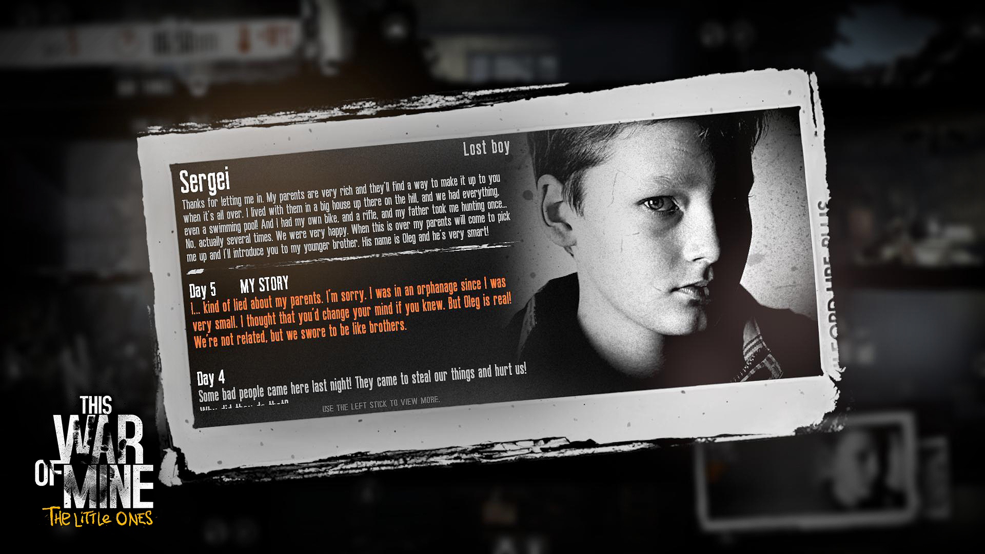 Скриншот из игры This War of Mine: The Little Ones - 18
