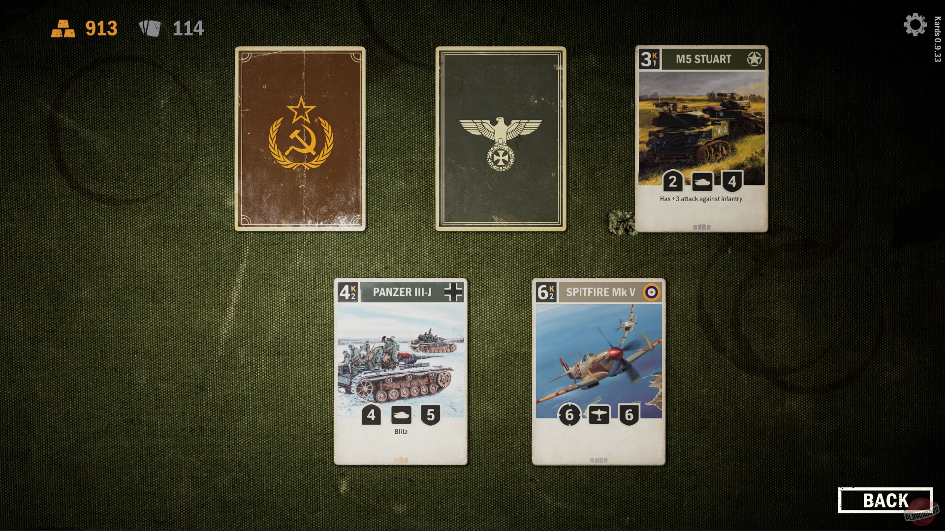 Скриншот из игры KARDS - The WWII Card Game - 12