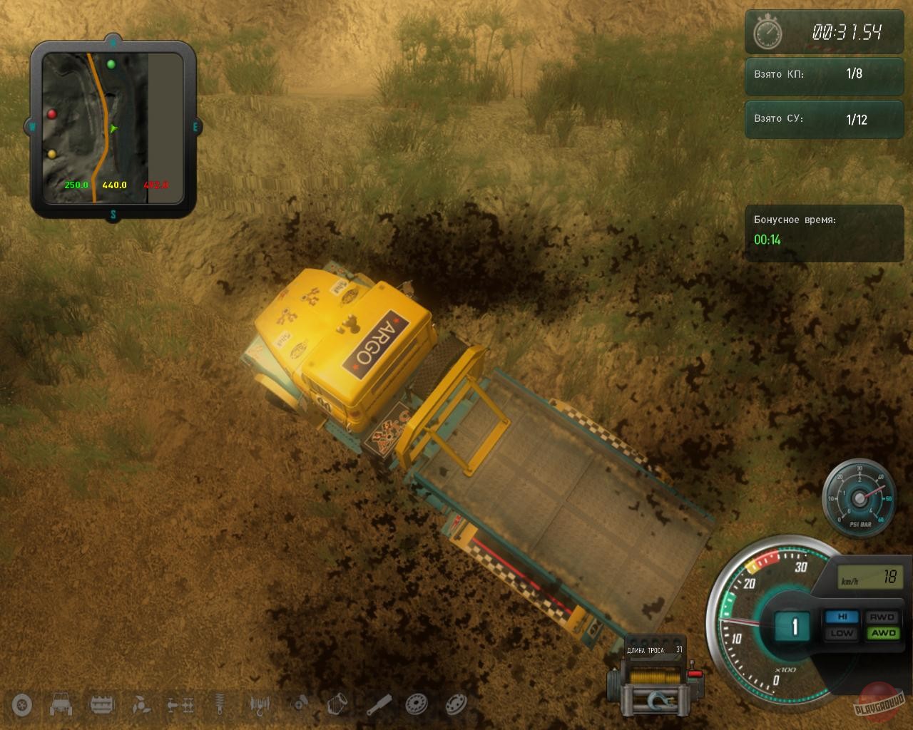 Скриншот из игры КрАЗ - 10