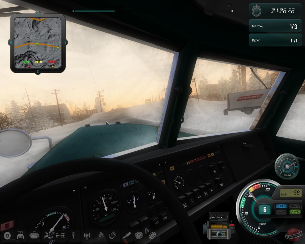 Скриншот из игры КрАЗ - 38