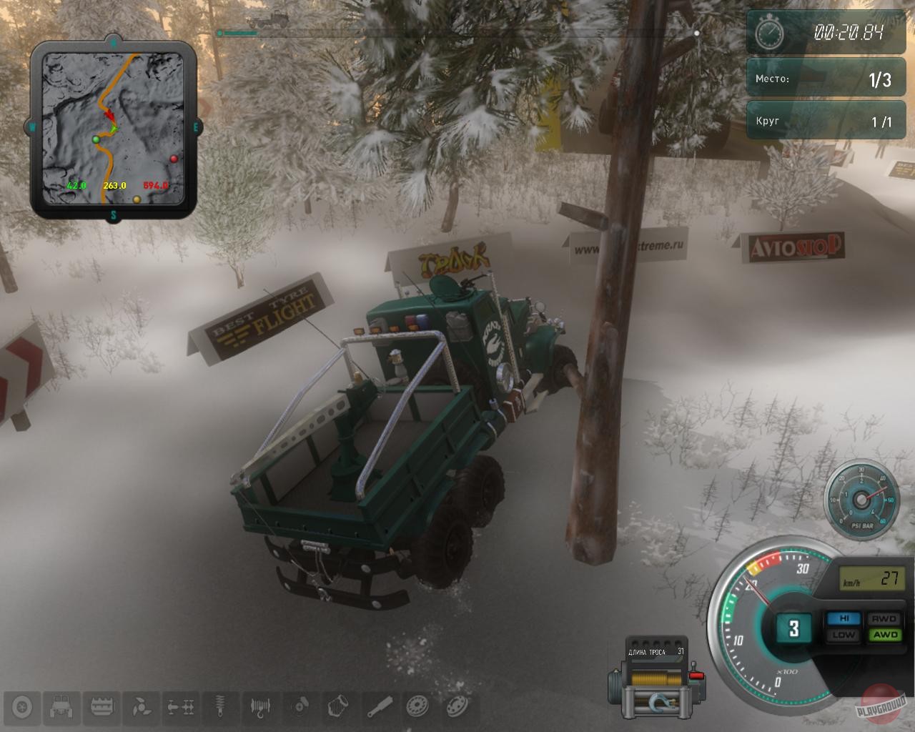Скриншот из игры КрАЗ - 42