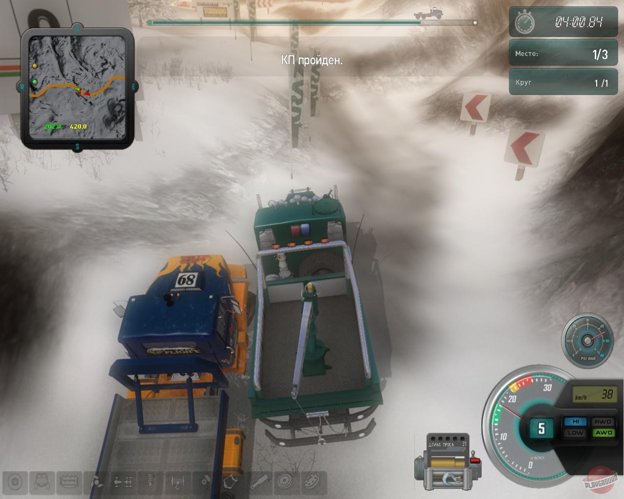Скриншот из игры КрАЗ - 39