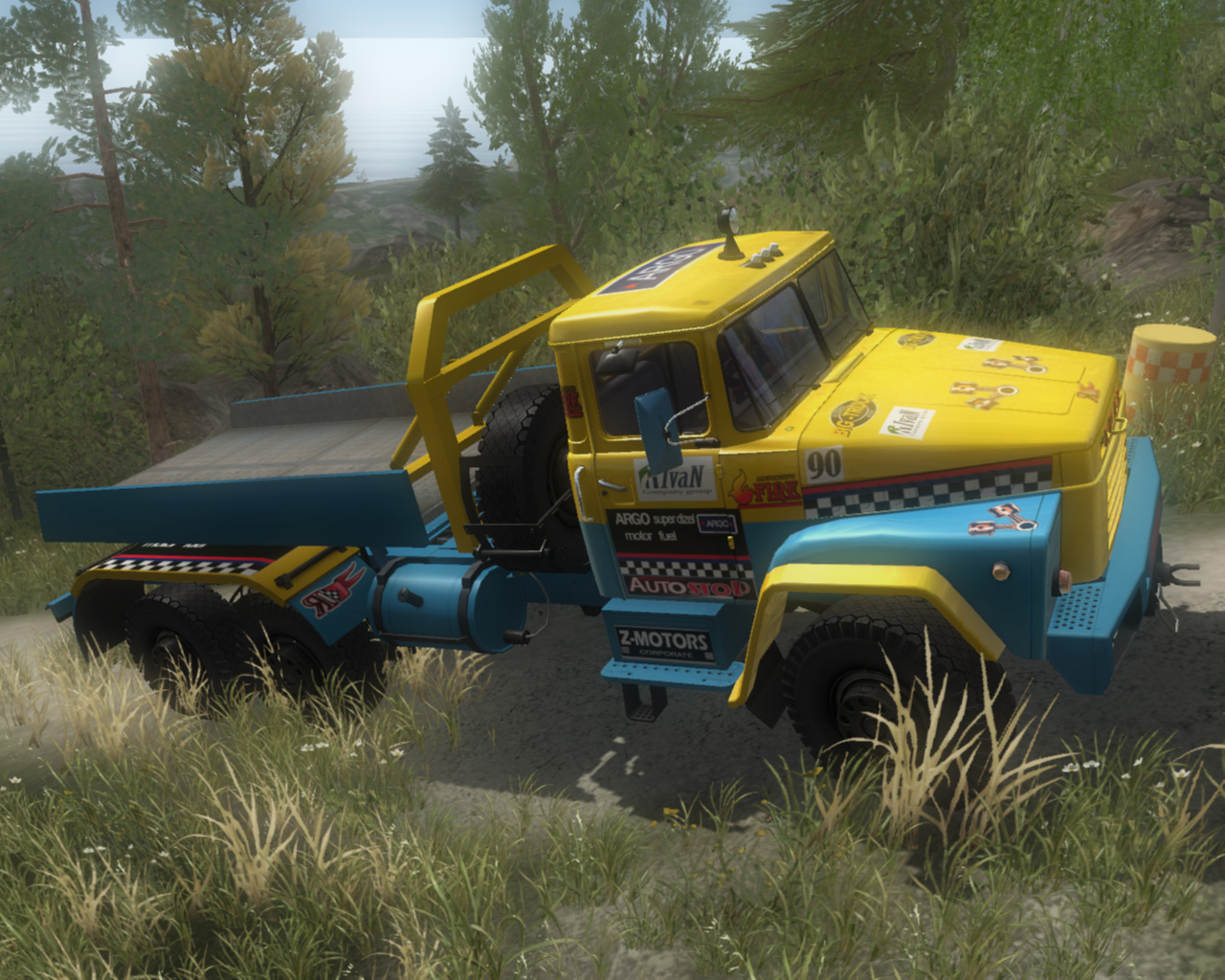 Скриншот из игры КрАЗ - 20