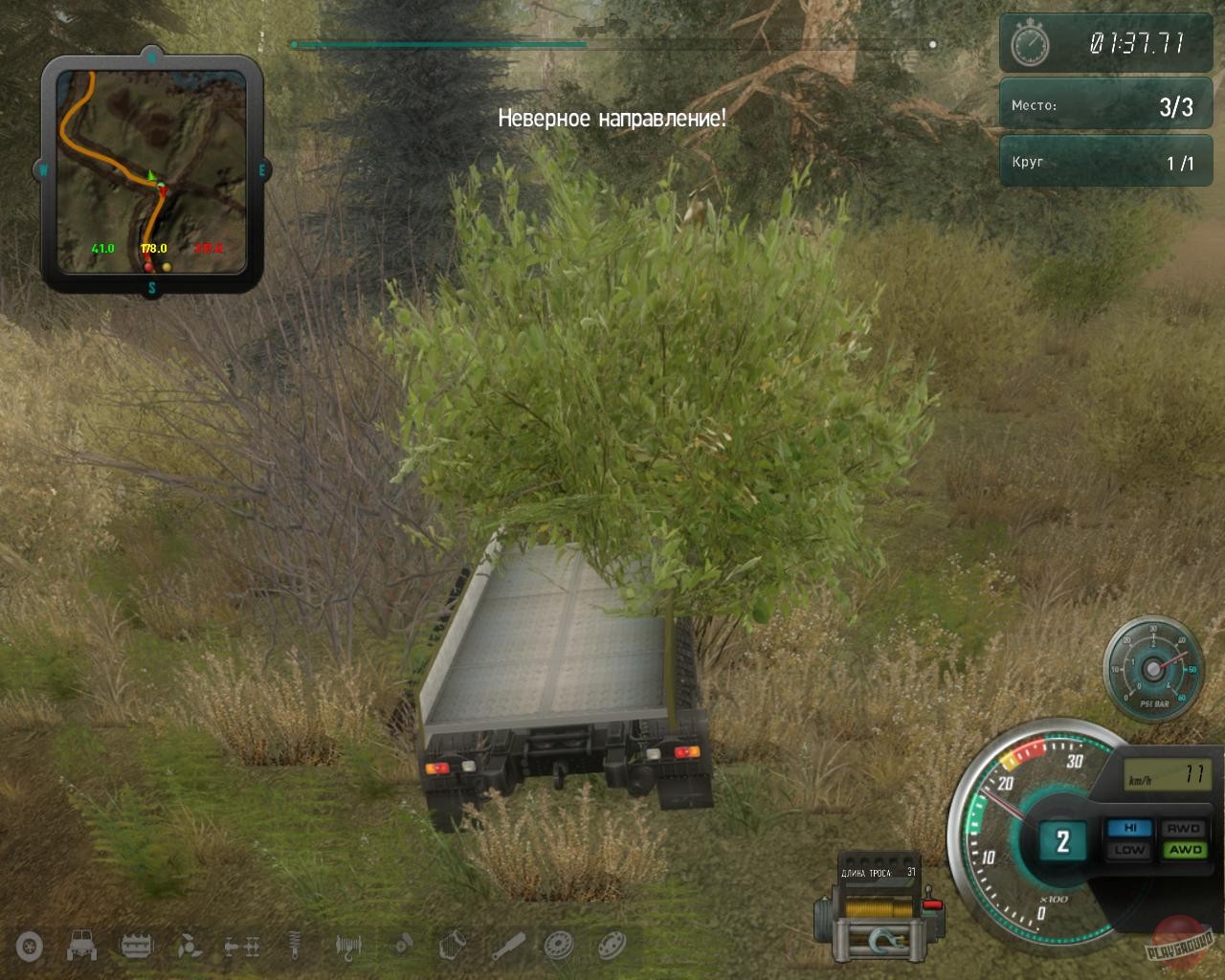 Скриншот из игры КрАЗ - 25