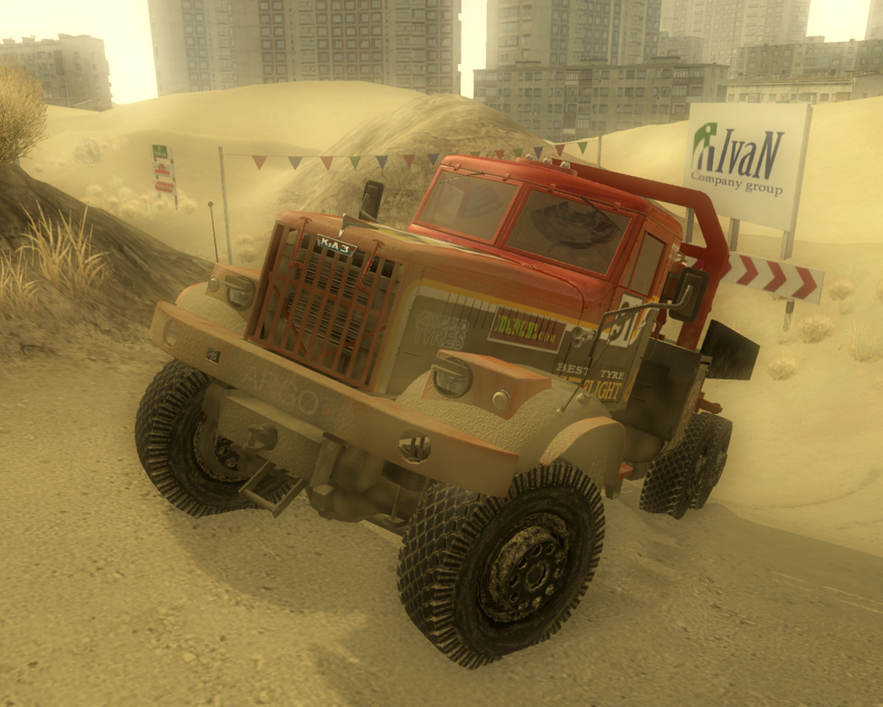 Скриншот из игры КрАЗ - 28