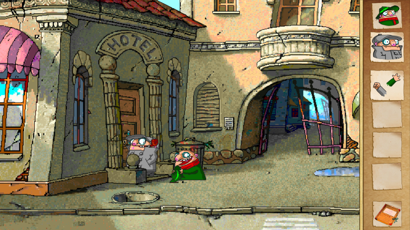 Скриншот из игры Pilot Brothers - 9