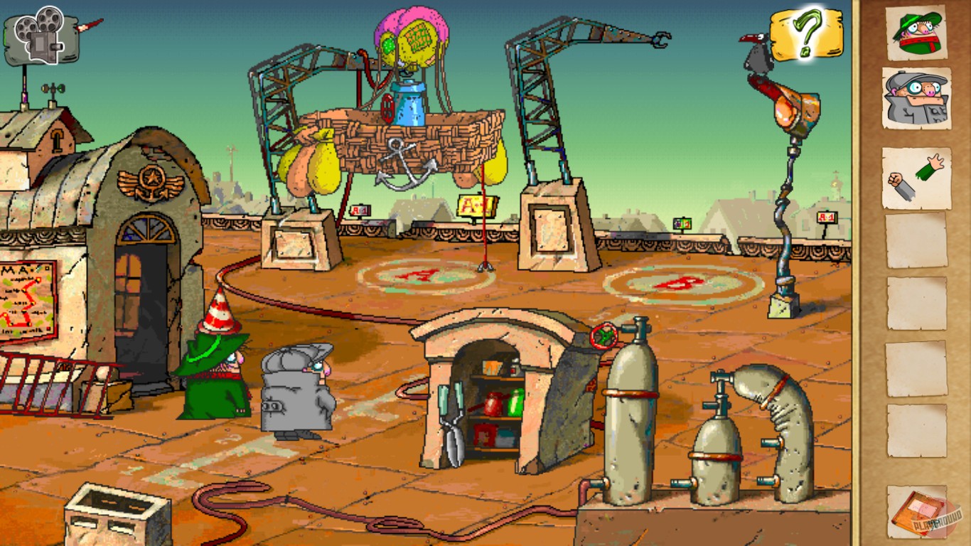 Скриншот из игры Pilot Brothers - 2