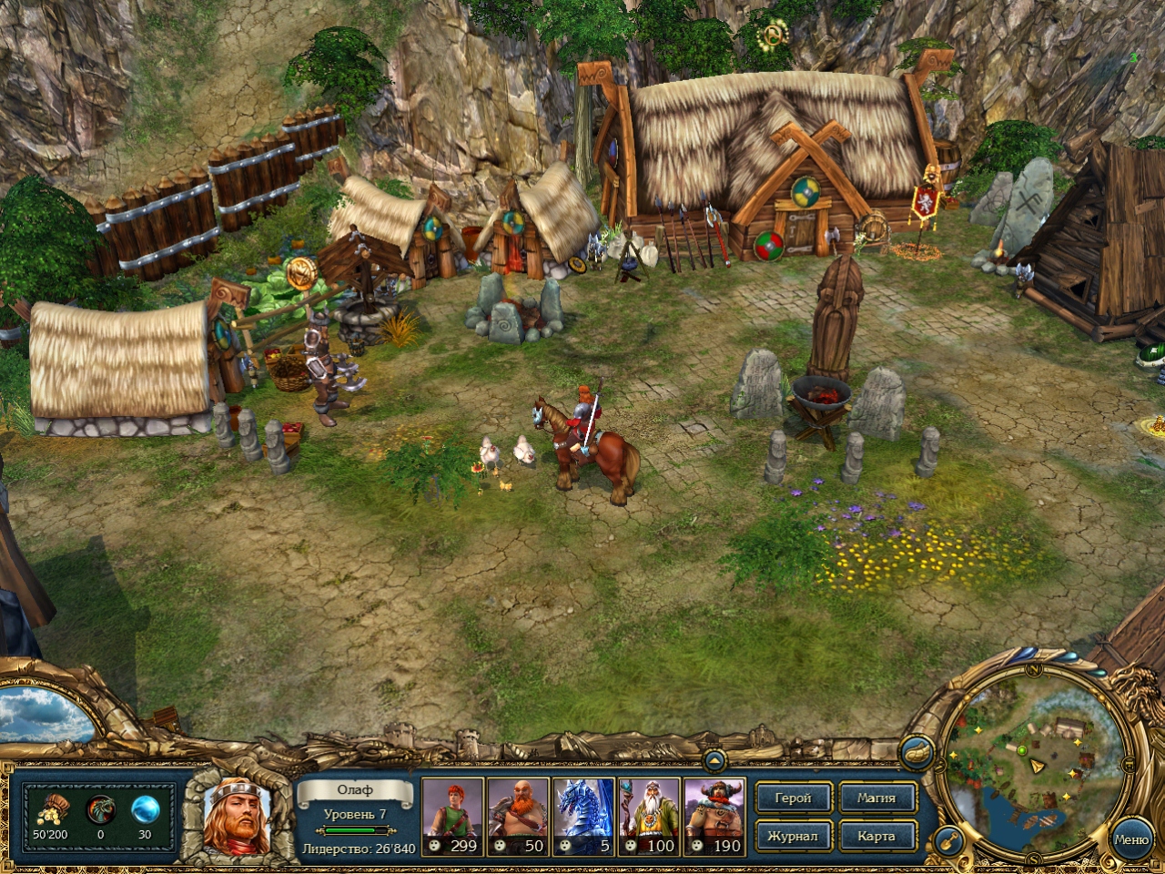 Скриншот из игры King’s Bounty: Воин Севера - 1