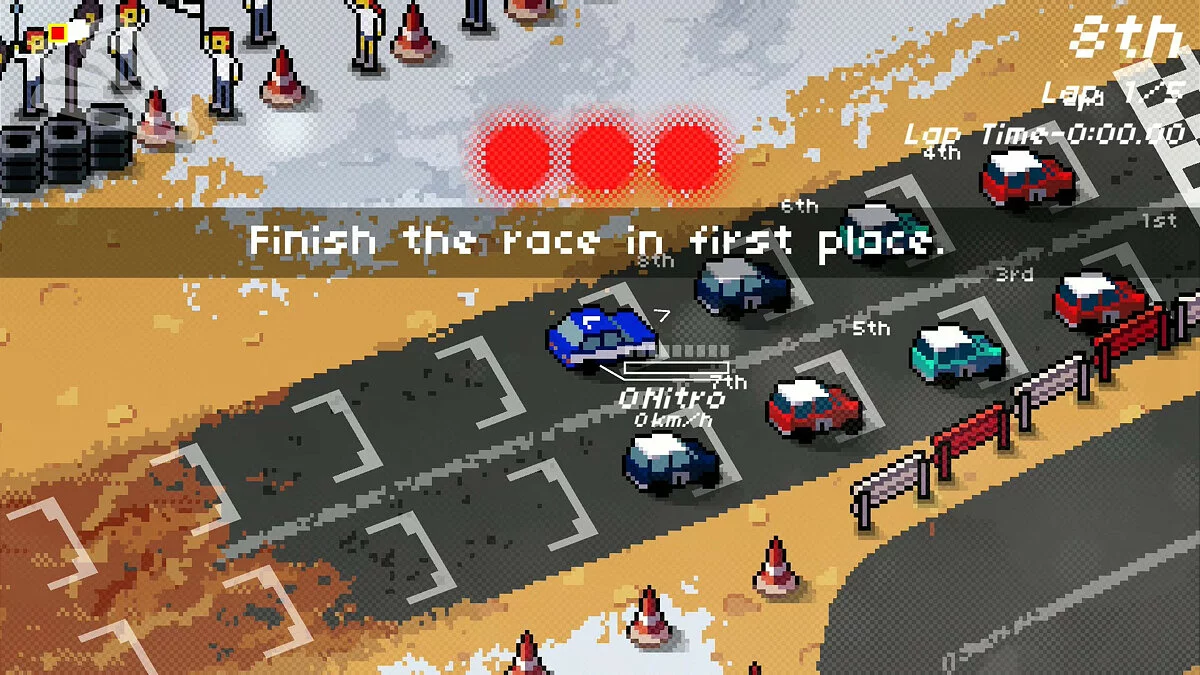 Скриншот из игры Super Pixel Racers - 41