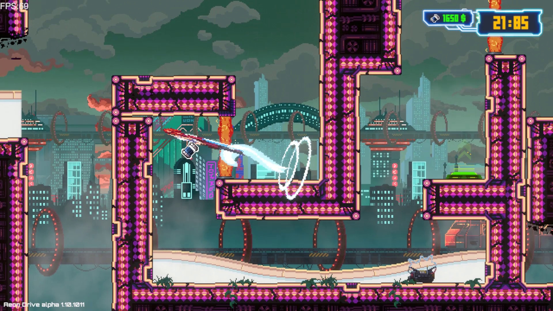 Скриншот из игры Aeon Drive - 6