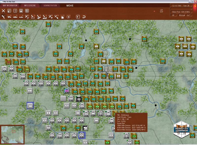 Скриншот из игры Gary Grigsby's War in the East: The German-Soviet War 1941-1945 - 19