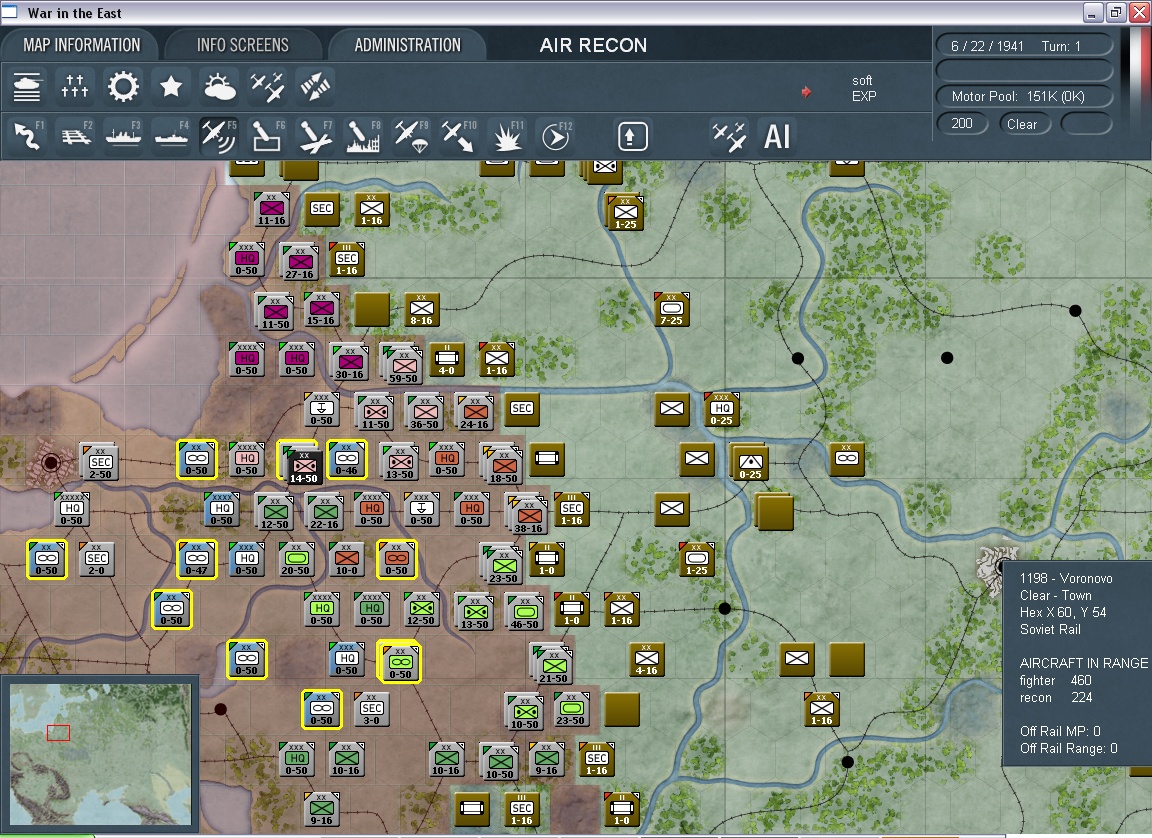 Скриншот из игры Gary Grigsby's War in the East: The German-Soviet War 1941-1945 - 12