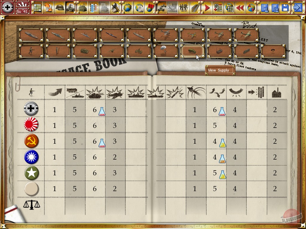 Скриншот из игры Gary Grigsby's World at War - 1