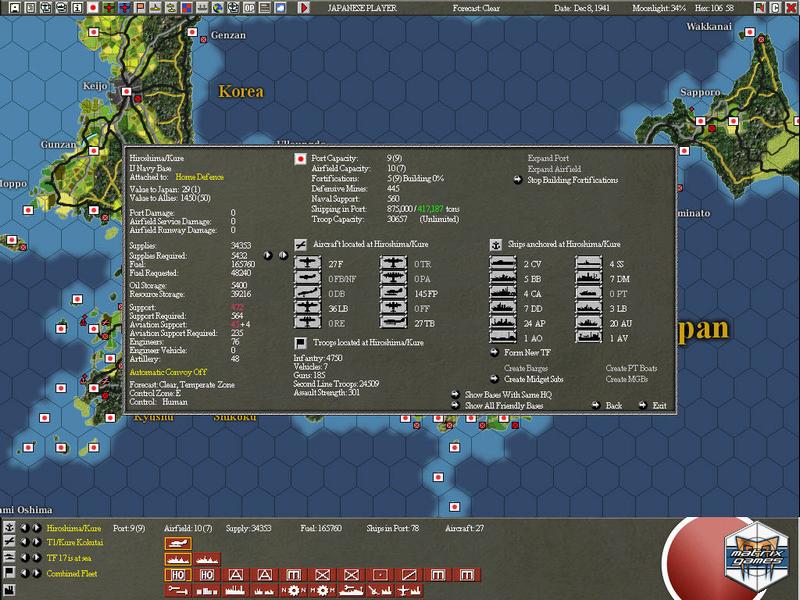 Скриншот из игры War in the Pacific: Admiral's Edition - 12