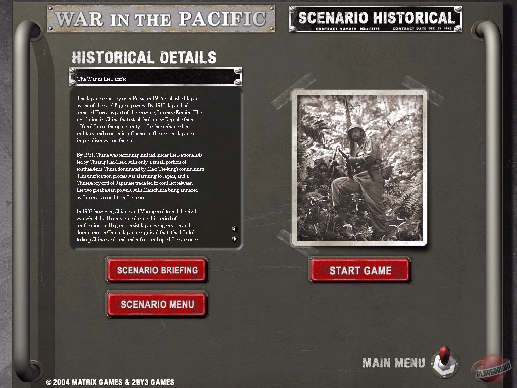 Скриншот из игры War in the Pacific: The Struggle Against Japan 1941-1945 - 20