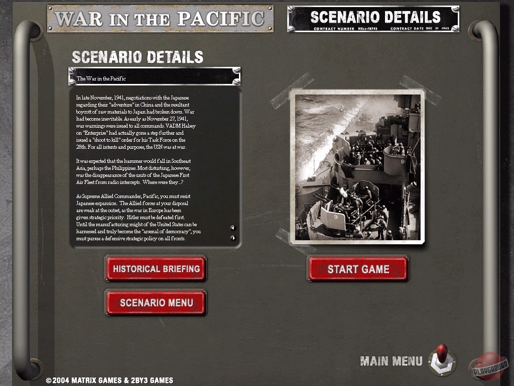 Скриншот из игры War in the Pacific: The Struggle Against Japan 1941-1945 - 22