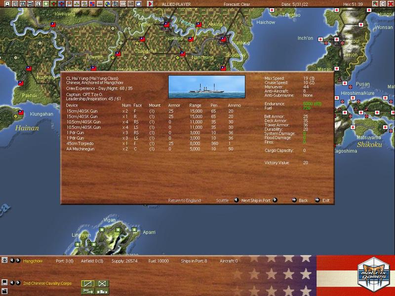 Скриншот из игры War Plan Orange: Dreadnoughts in the Pacific 1922-1930 - 25