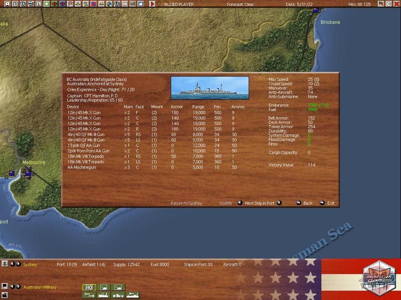 Скриншот из игры War Plan Orange: Dreadnoughts in the Pacific 1922-1930 - 8