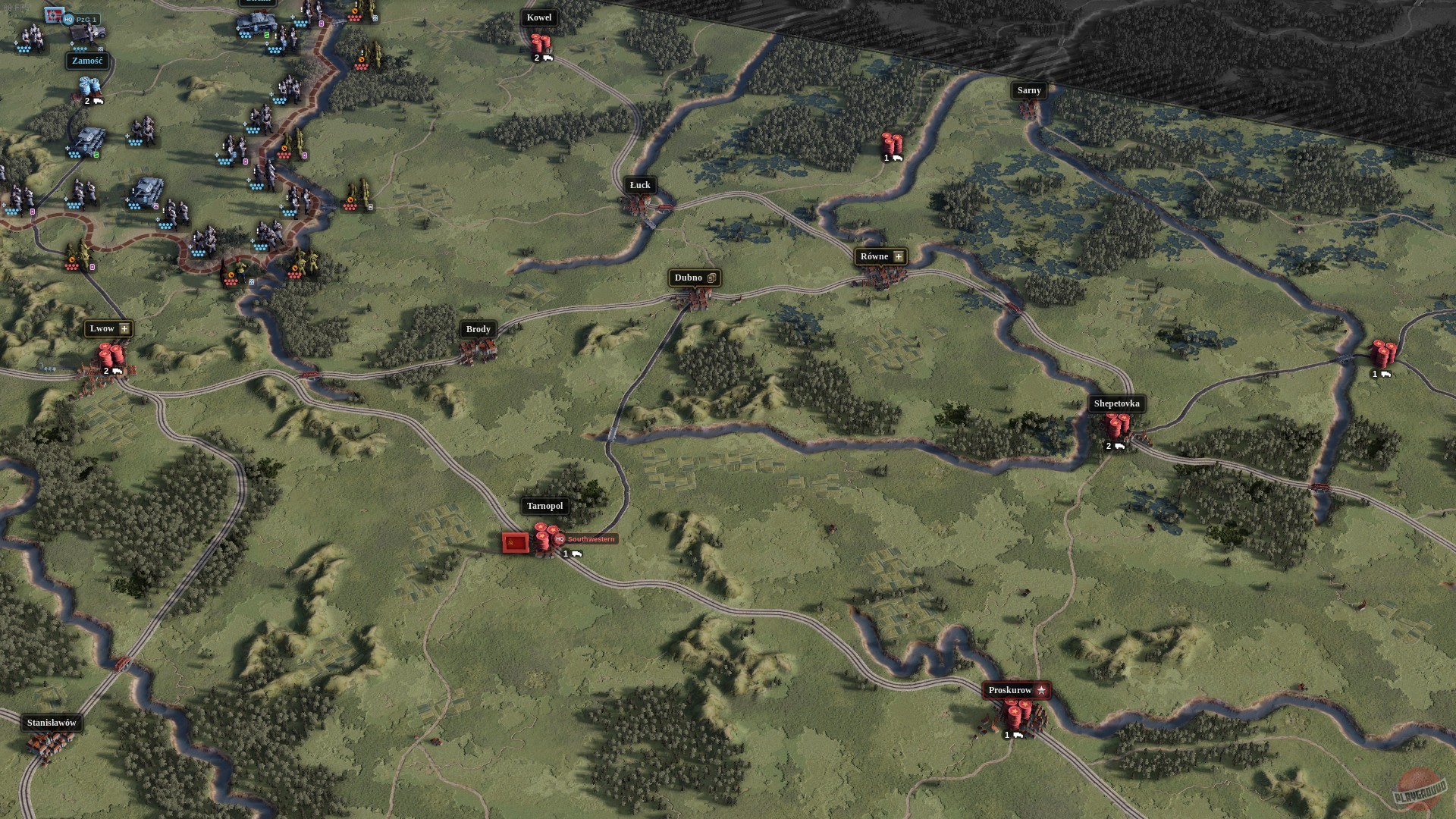 Скриншот из игры Unity of Command 2 - 1