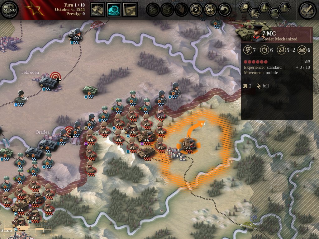 Скриншот из игры Unity of Command: Red Turn - 2