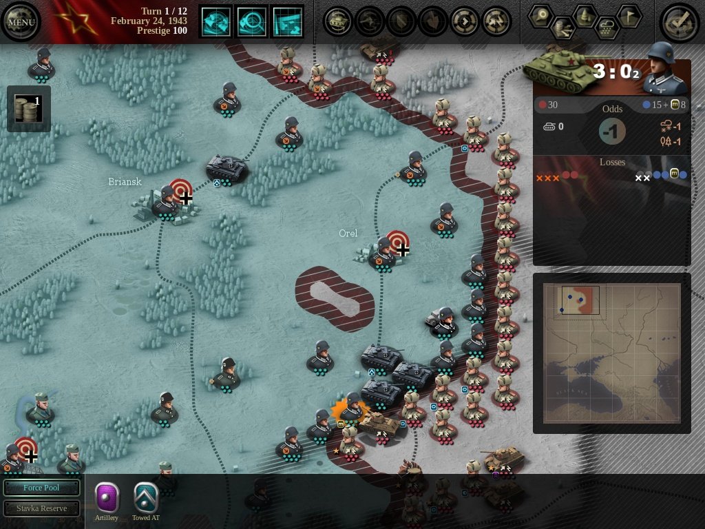 Скриншот из игры Unity of Command - 1