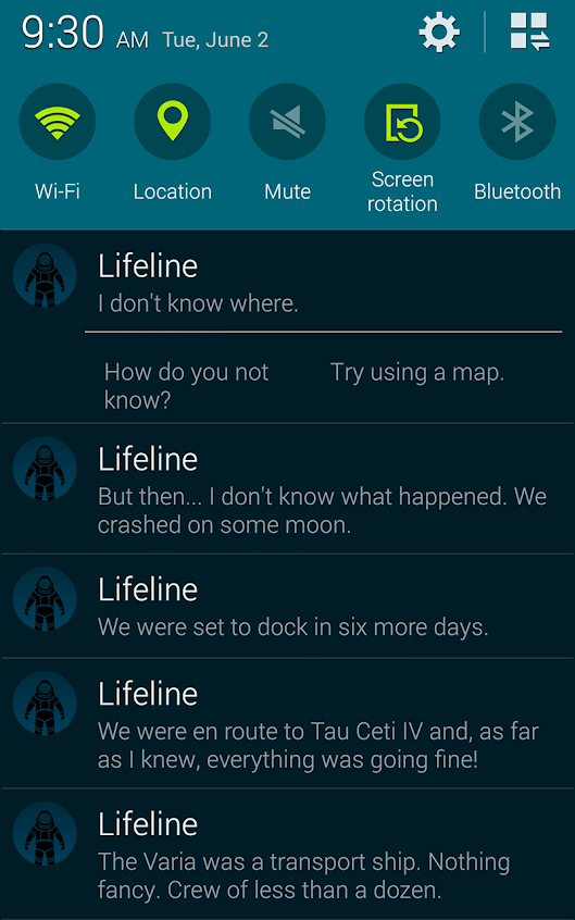 Скриншот из игры Lifeline... - 10