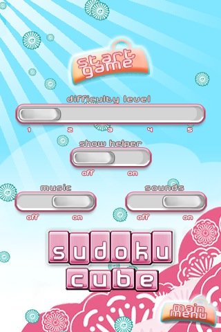 Скриншот из игры Sudoku Cube - 2