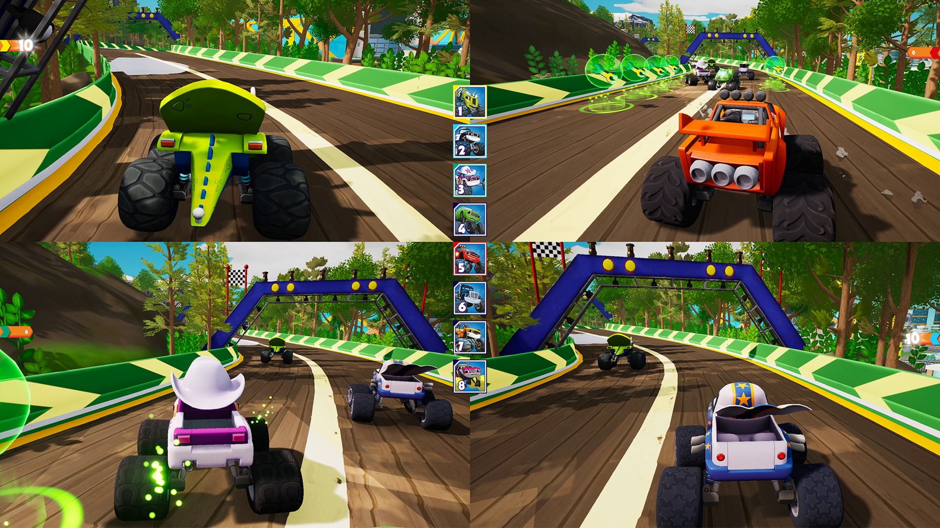 Скриншот из игры Blaze and the Monster Machines: Axle City Racers - 9