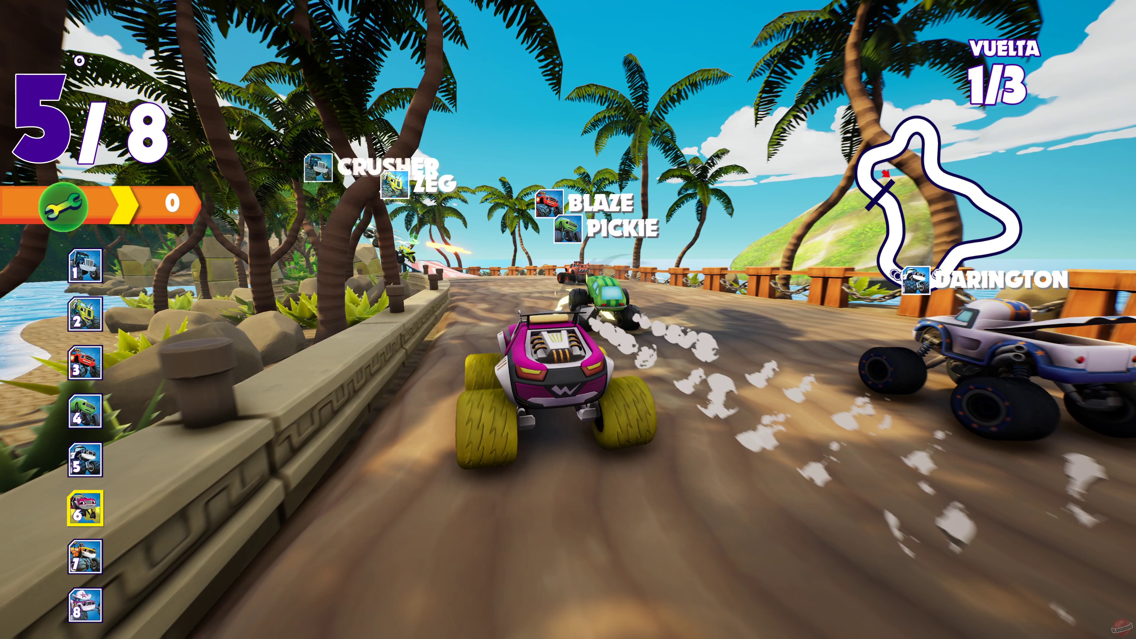 Скриншот из игры Blaze and the Monster Machines: Axle City Racers - 7