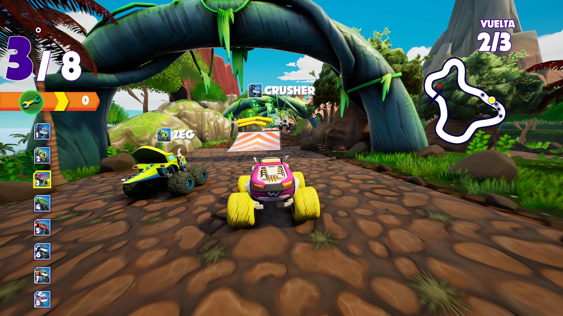 Скриншот из игры Blaze and the Monster Machines: Axle City Racers - 10