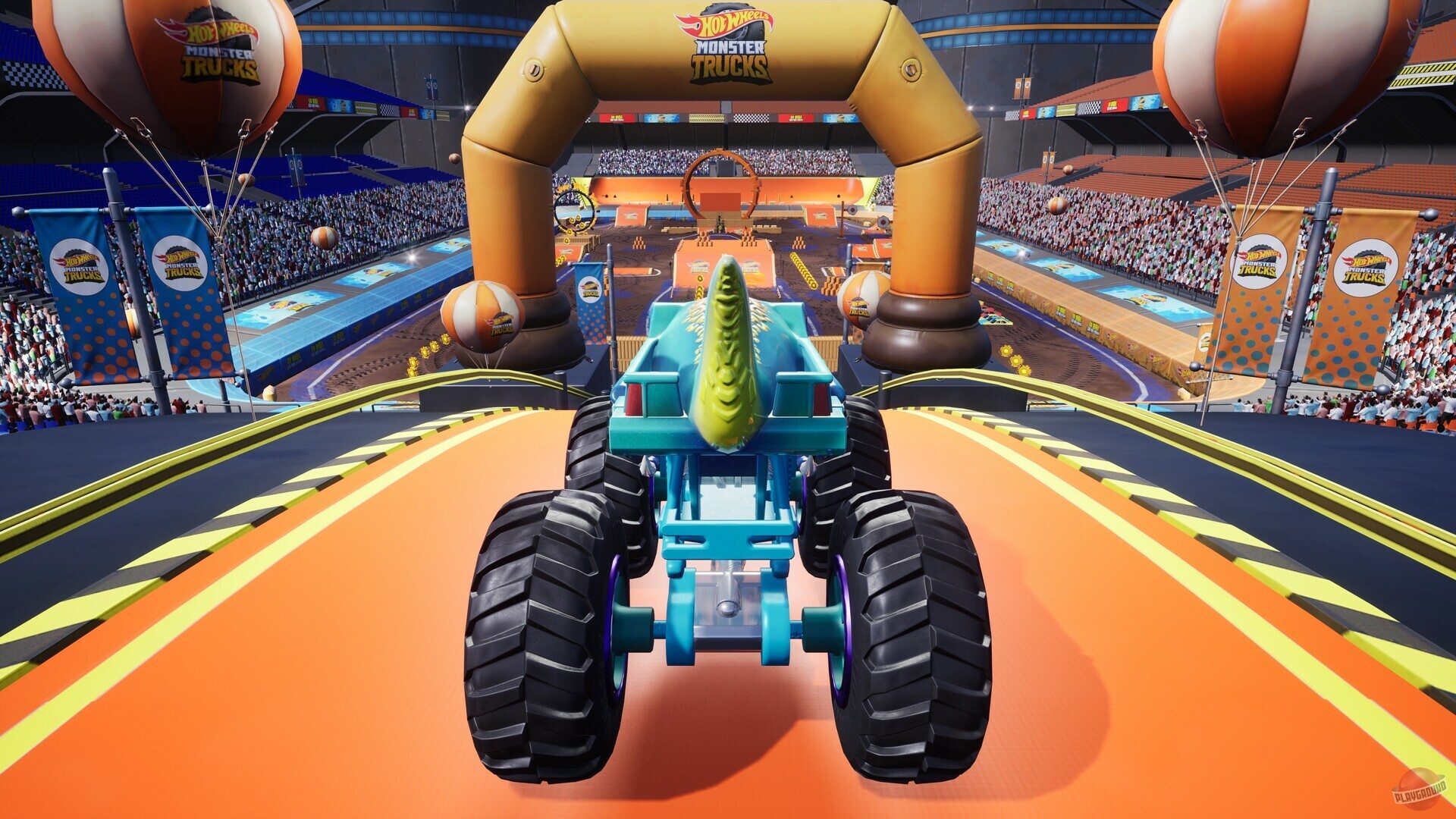 Скриншот из игры Hot Wheels Monster Trucks: Stunt Mayhem - 12