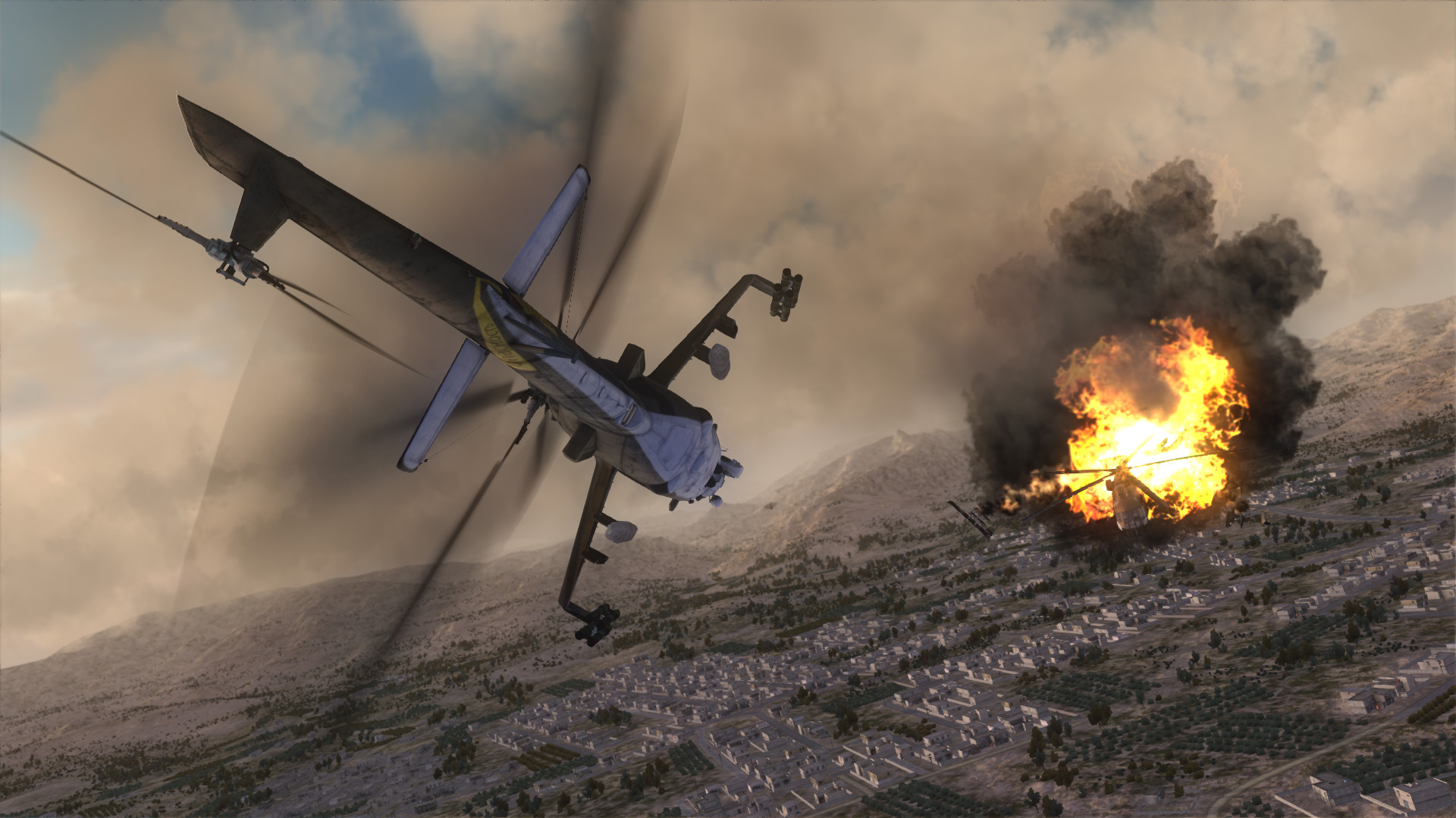 Скриншот из игры Air Missions: HIND - 28