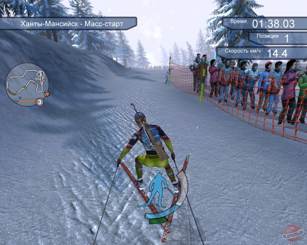 Скриншот из игры Biathlon 2008 - 6