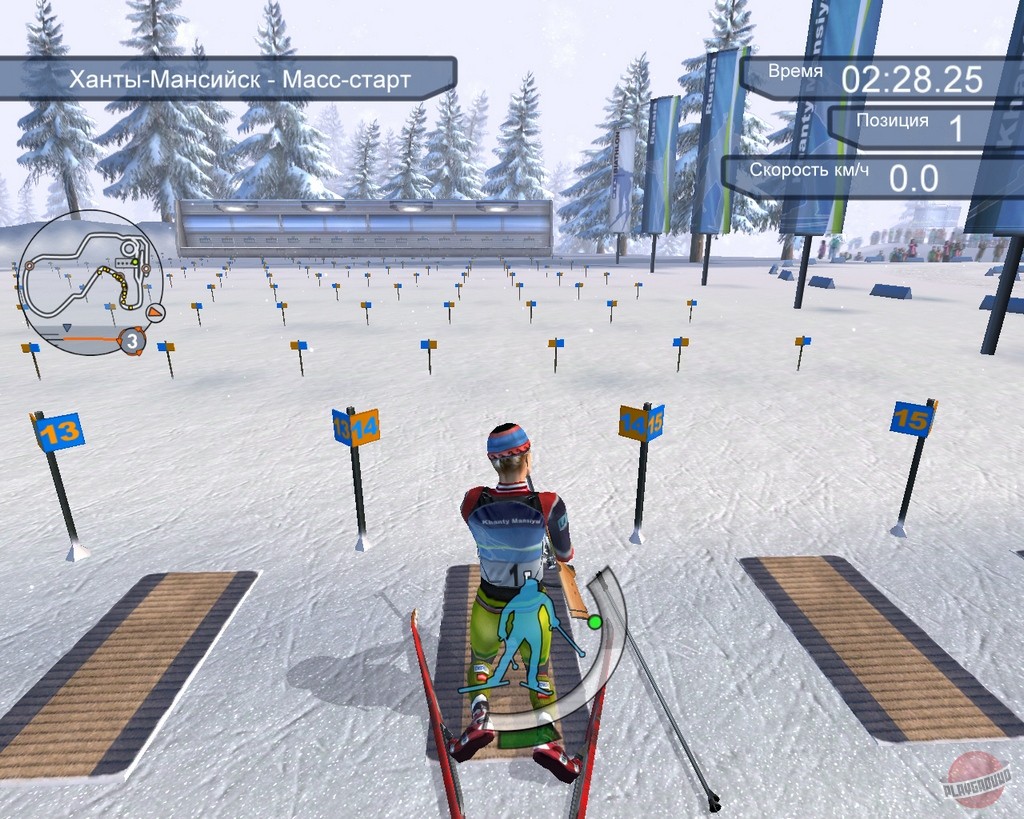 Скриншот из игры Biathlon 2008 - 5