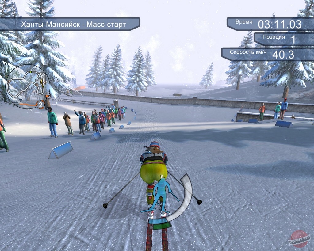 Скриншот из игры Biathlon 2008 - 3