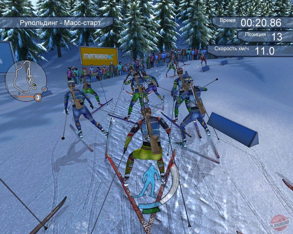 Скриншот из игры Biathlon 2008 - 1