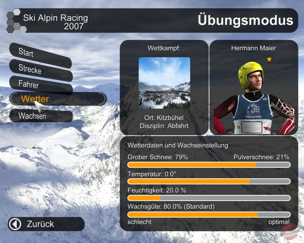 Скриншот из игры Ski Alpin Racing 2007 - 5