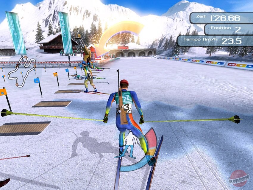 Скриншот из игры RTL Biathlon 2007 - 15
