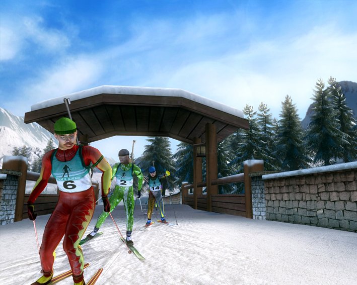 Скриншот из игры RTL Biathlon 2007 - 7