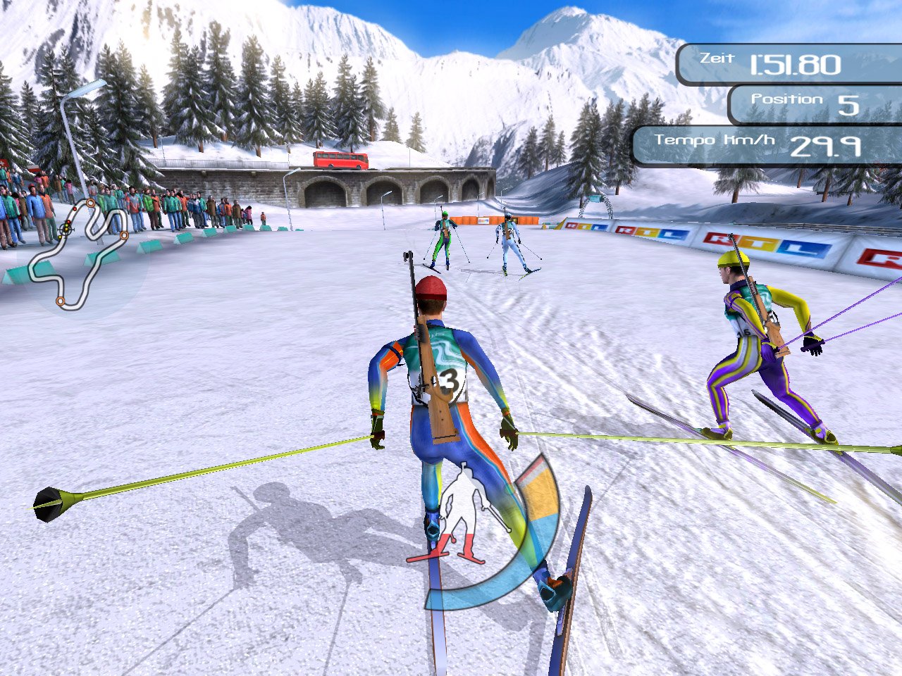Скриншот из игры RTL Biathlon 2007 - 28