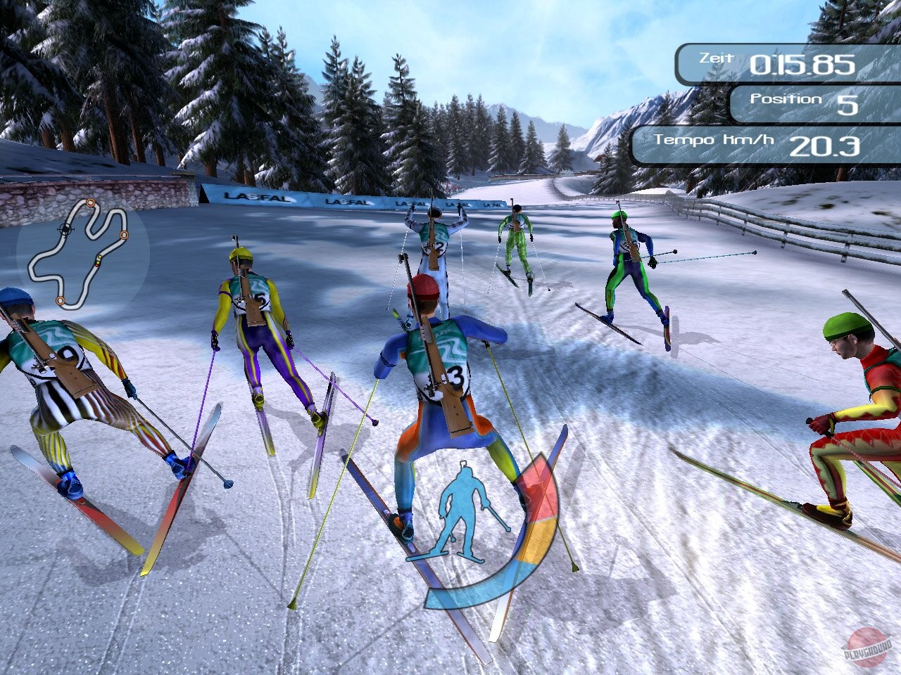 Скриншот из игры RTL Biathlon 2007 - 19