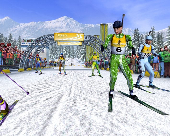 Скриншот из игры RTL Biathlon 2007 - 1