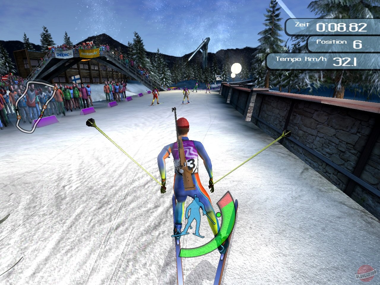 Скриншот из игры RTL Biathlon 2007 - 26